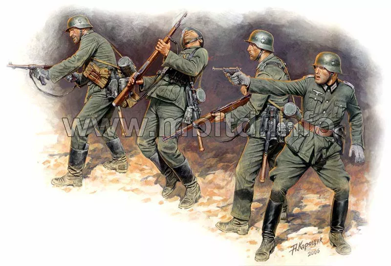 MasterBox - German Infantry in action 1941-1942 East